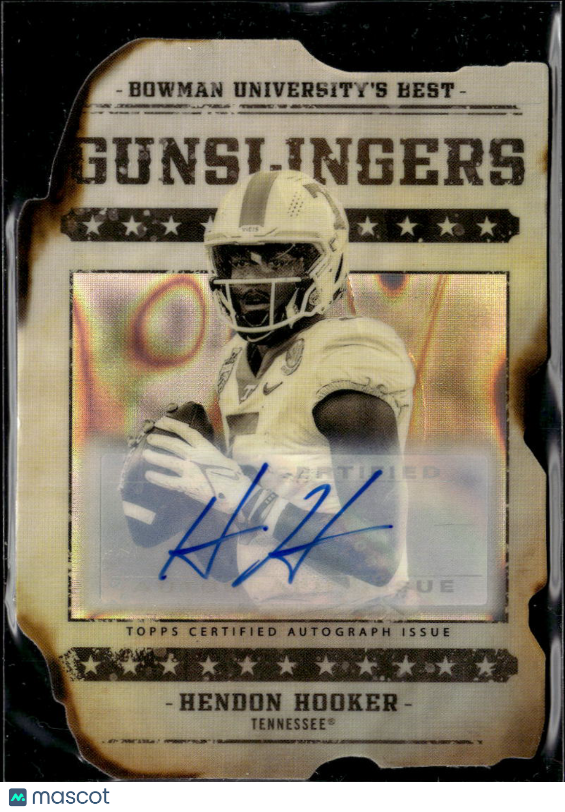 Hendon Hooker 2022 Bowman's Best Auto Autograph RC 49/50 Tennessee Volunteers