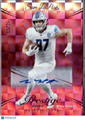 Sam LaPorta 2024 Prestige Auto Autograph Pink 12/25 Detroit Lions