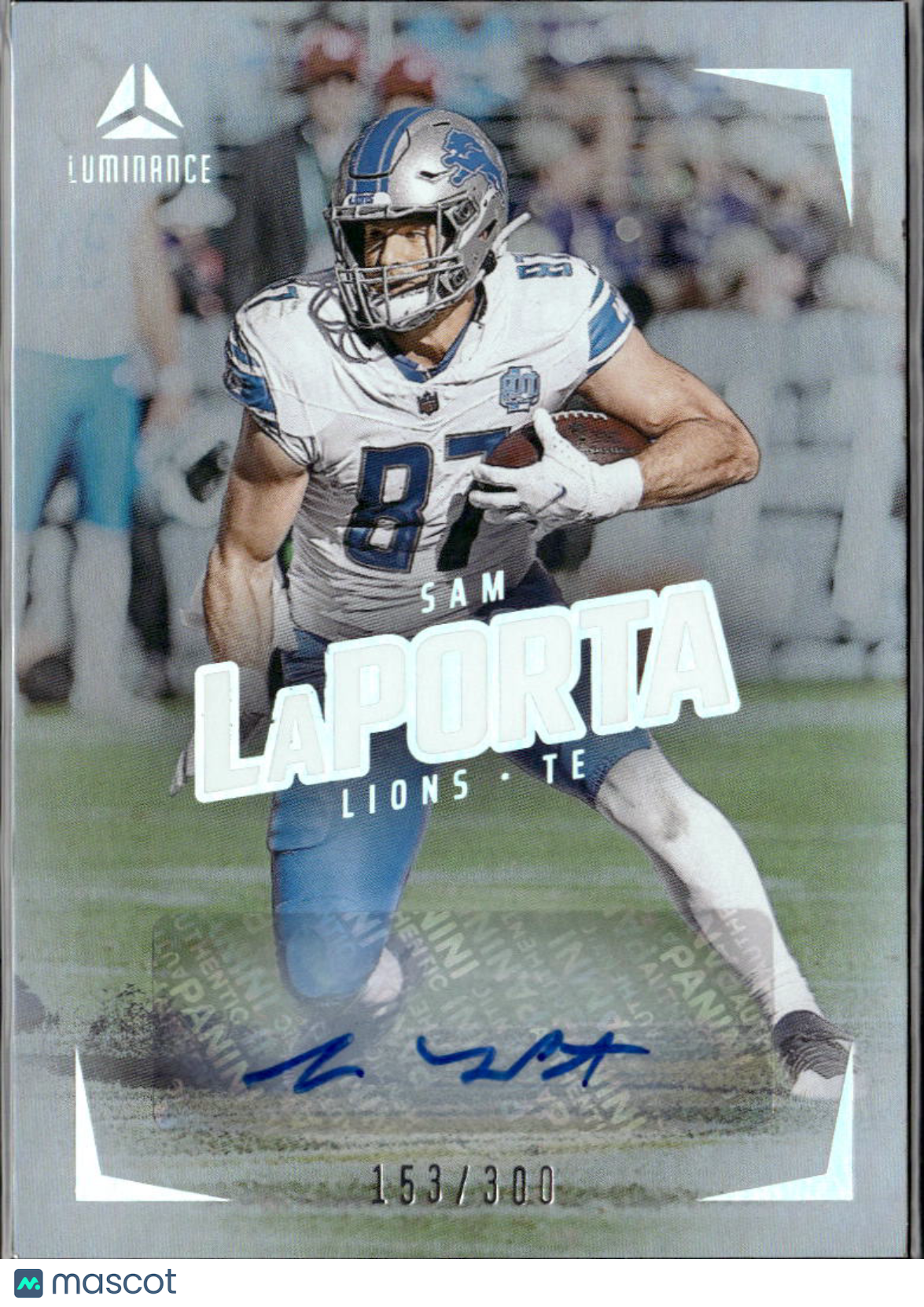 Sam LaPorta 2024 Luminance Auto Autograph 153/300 Detroit Lions