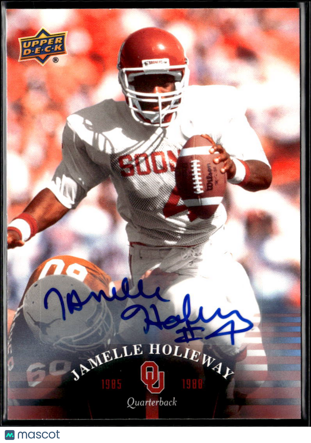 Jamelle Holieway 2011 Upper Deck University of Oklahoma Sooners Auto Autograph