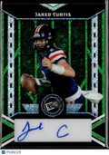 Jared Curtis 2024 Leaf Press Pass Auto Autograph Green Vanderbilt