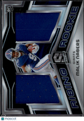 Malik Nabers 2024 Spectra Dual Jersey Patch RC Rookie 27/99 New York Giants