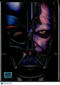 Darth Vader Vs Obi-Wan Kenobi Topps Star Wars Chrome Galaxy 71/199