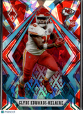 Clyde Edwards-Helaire 2020 Phoenix Fire & Ice Rookie RC 49/50 Kansas City Chiefs