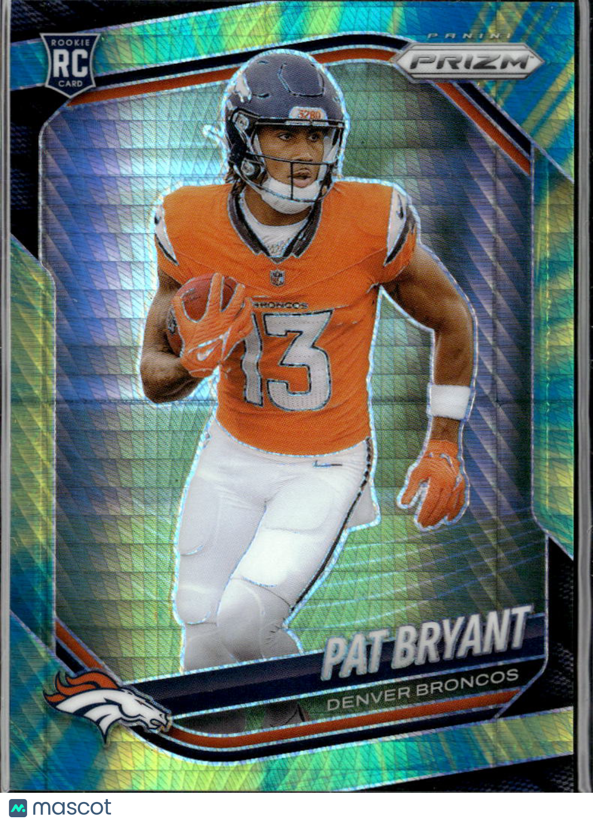 Pat Bryant 2025 Prizm Hyper Prizm Rookie RC 114/200 Denver Broncos