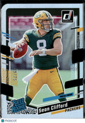 Sean Clifford 2023 Donruss Silver Press Proof Rated Rookie 49/75 Packers