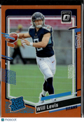 Will Levis 2023 Optic Rated Rookie Orange Prizm RC 100/249 Tennessee Titans