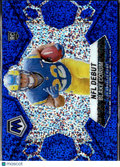 Blake Corum 2024 Mosaic RC Blue Sparkle Prizm Rookie 59/96 Los Angeles Rams