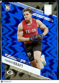 Tucker Kraft 2023 Elite Status Blue Rookie RC 47/625 Green Bay Packers