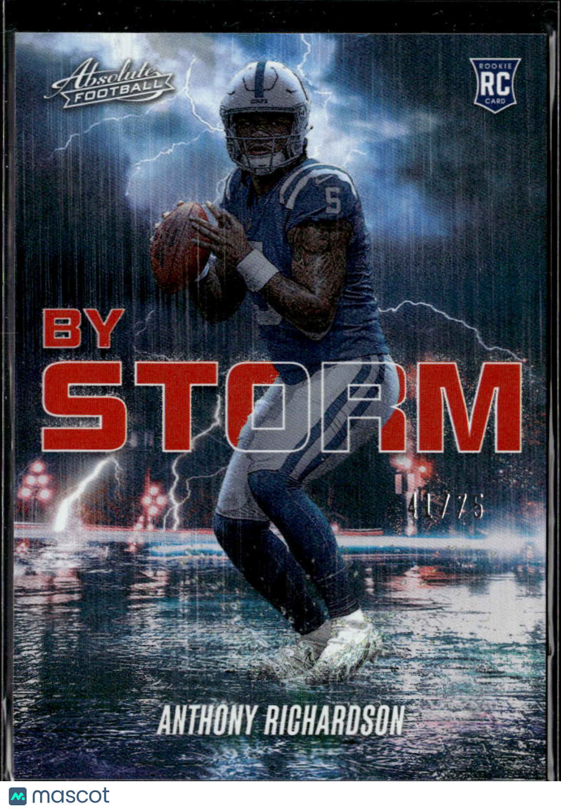 Anthony Richardson 2023 Absolute By Storm Orange Rookie RC 41/75 Colts