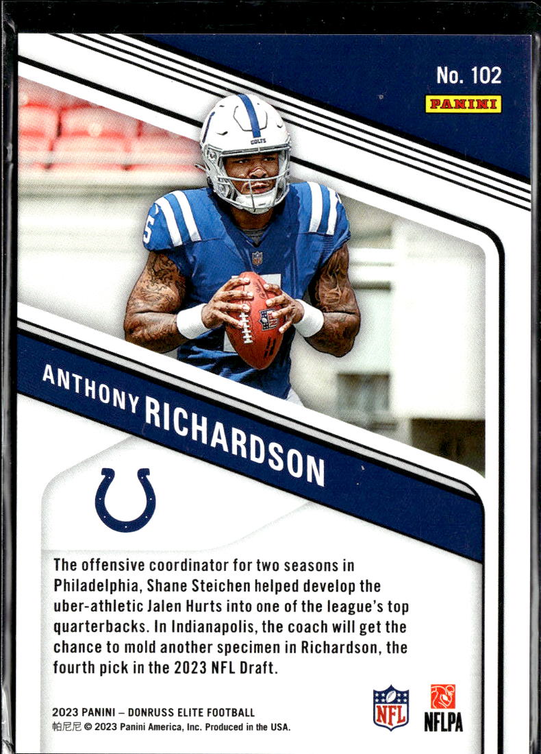 Anthony Richardson 2023 Elite Aspirations Red RC 70/625 Indianapolis Colts