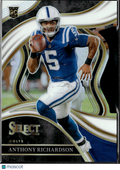 Anthony Richardson 2024 Select Club Level White Prizm RC 100/199 Colts