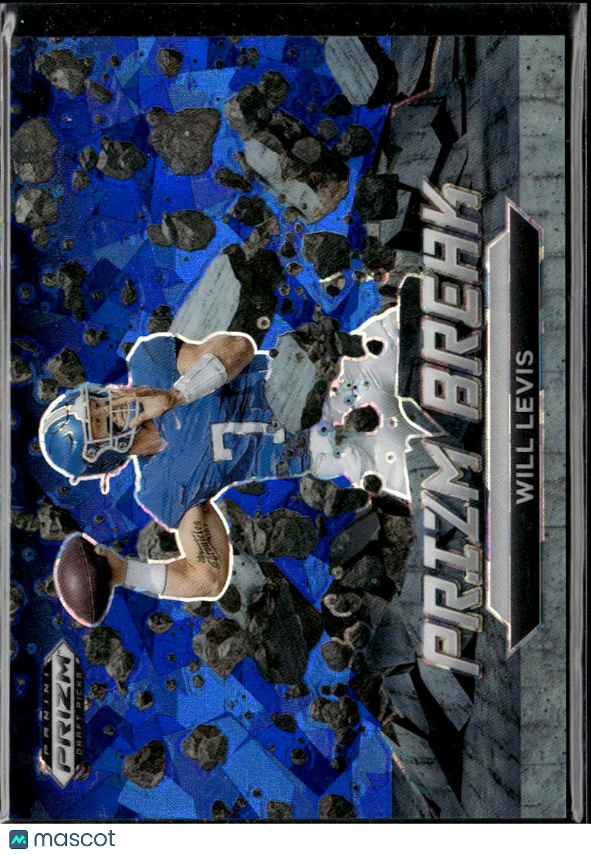 Will Levis 2023 Prizm Draft Blue Ice Prizm Rookie RC 45/99 Kentucky Wildcats