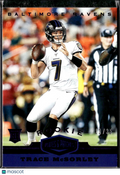 Trace McSorley 2019 Plates & Patches Purple Rookie RC 11/35 Baltimore Ravens