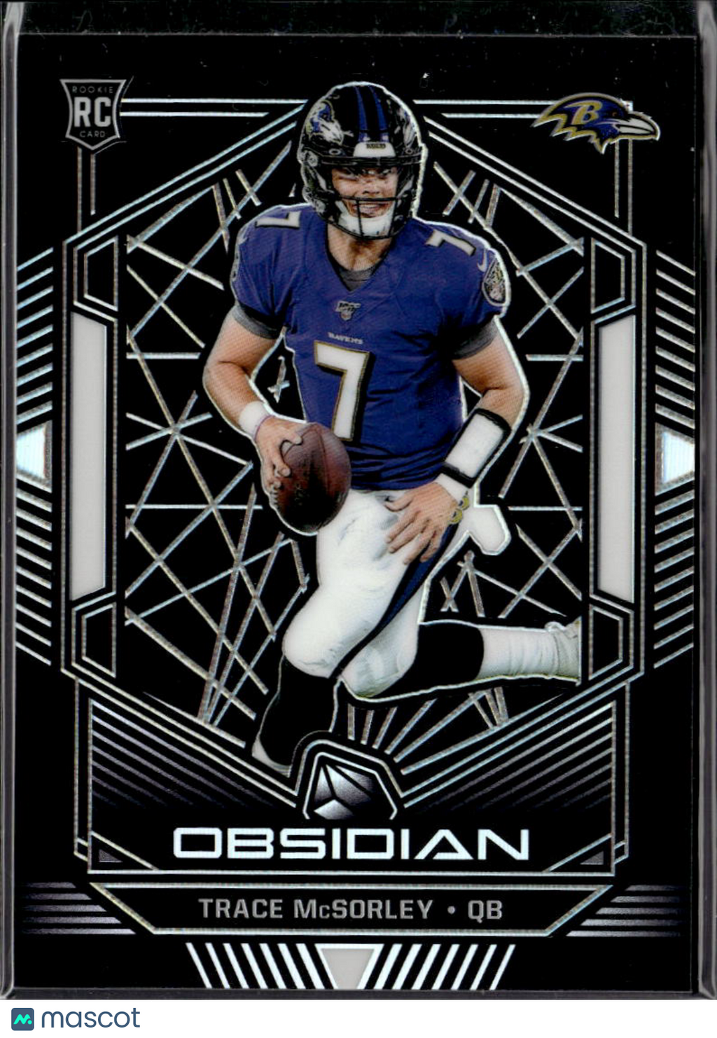 Trace McSorley 2019 Obsidian Rookie RC 114/125 Baltimore Ravens