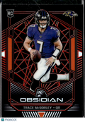 Trace McSorley 2019 Obsidian RC Rookie Orange 14/50 Baltimore Ravens
