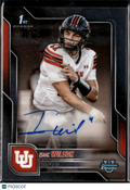 Isaac Wilson 2025  Bowman Chrome Auto Prospect Autograph Variation Utah Utes