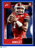 Tyler Huntley 2020 Score Showcase Blue Rookie RC 78/100 Utah Utes