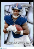 Malik Nabers 2024 Prizm Silver Prizm Flashback Rookie RC New York Giants