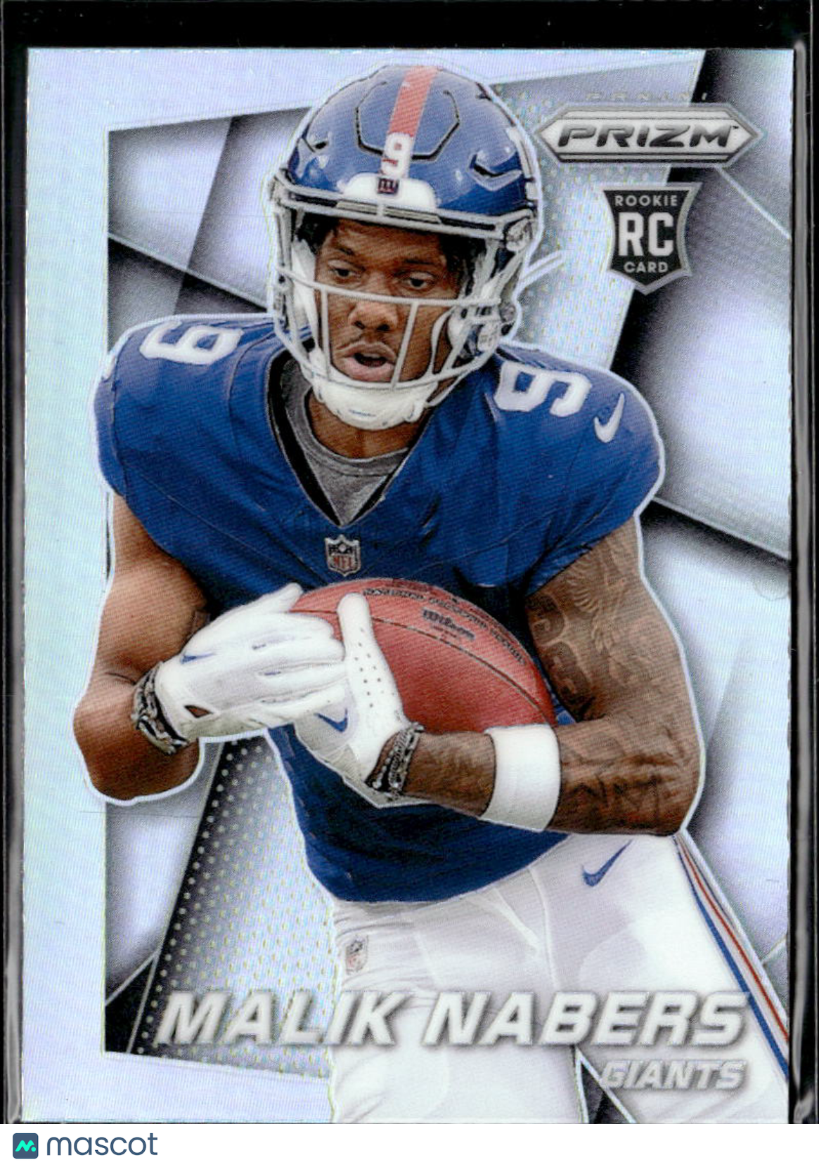 Malik Nabers 2024 Prizm Silver Prizm Flashback Rookie RC New York Giants