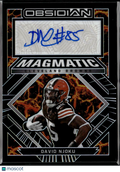 David Njoku 2023 Obsidian Magmatic Auto Autograph 48/100 Cleveland Browns