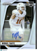 Michael Taaffe 2025 Panini Prizm NIL Auto Autograph Silver Texas Longhorns