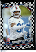 Maxwell Hairston 2025 Prizm Black White Checkerboard SSP Rookie RC Buffalo Bills