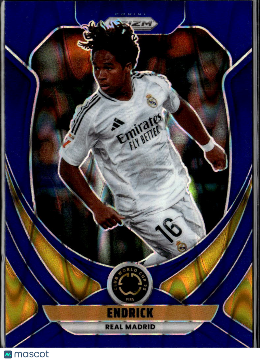 Endrick 2025 Panini Prizm FIFA Club World Cup Blue Prizm 162/275 Real Madrid