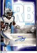 Jonathon Brooks 2024 Topps Signature Class Auto Autograph RC 35/100 Panthers