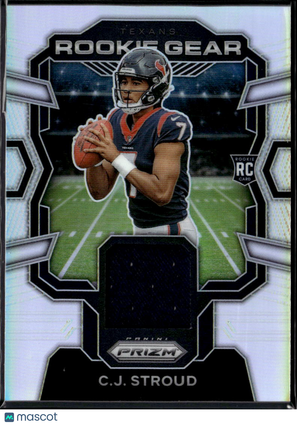 C.J. Stroud 2023 Prizm Rookie Gear RC Jersey Patch Houston Texans