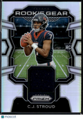 C.J. Stroud 2023 Prizm Rookie Gear RC Jersey Patch Houston Texans