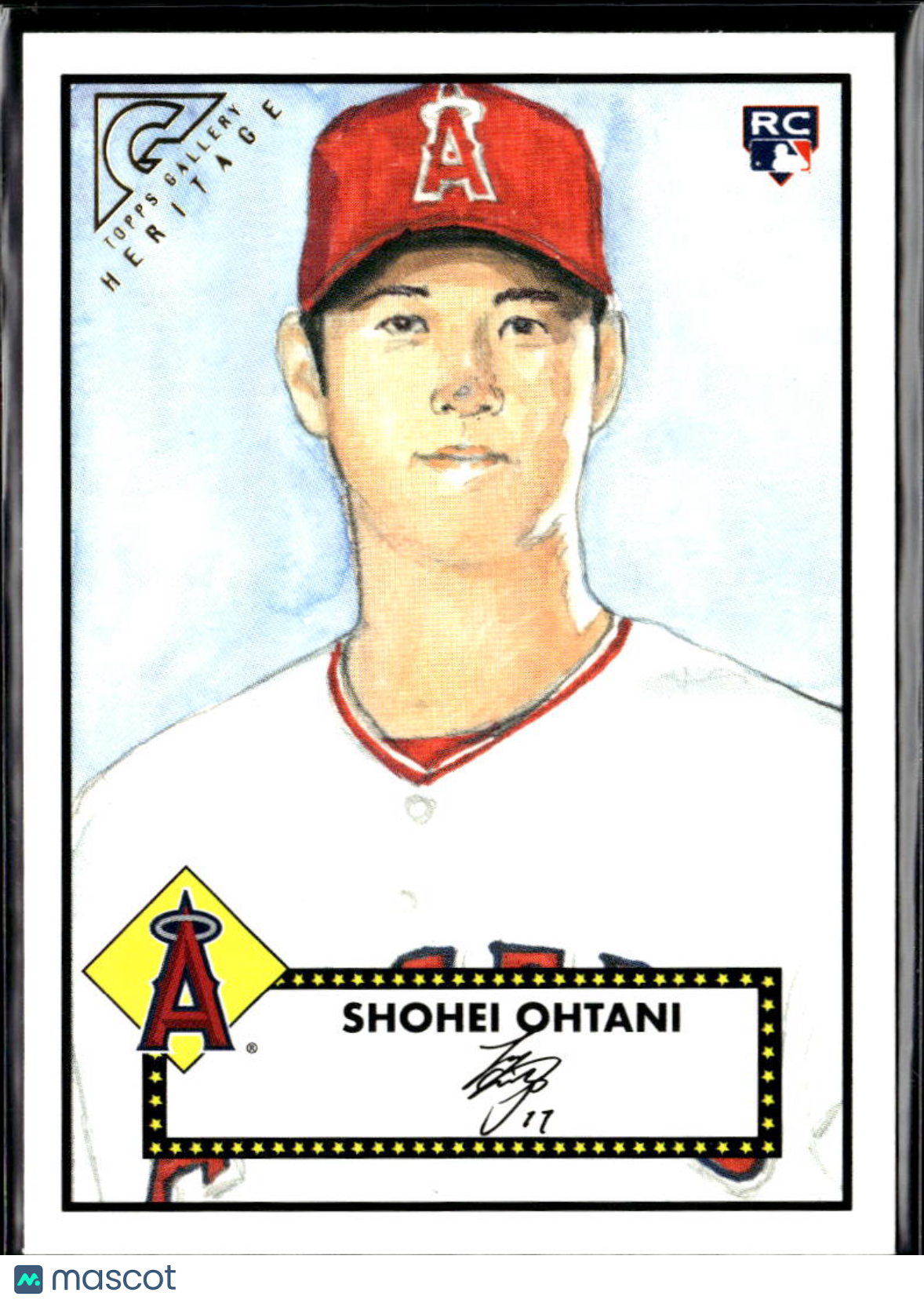 Shohei Ohtani 2018 Topps Gallery Heritage Rookie RC #H-26 Los Angeles Angels