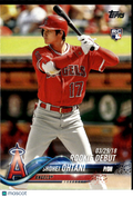 Shohei Ohtani 2018 Topps Update Series Rookie RC #US285 Los Angeles Angels