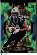 Tetairoa McMillan 2025 Select Lime Green Prizm Rookie RC /699 Carolina Panthers