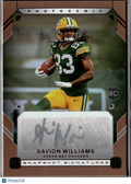 Savion Williams 2025 Photogenic Snapshot Auto Autograph RC Green Bay Packers