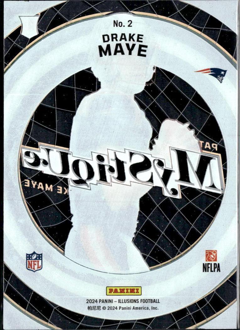Drake Maye 2024 Illusions Mystique Emerald Green RC New England Patriots