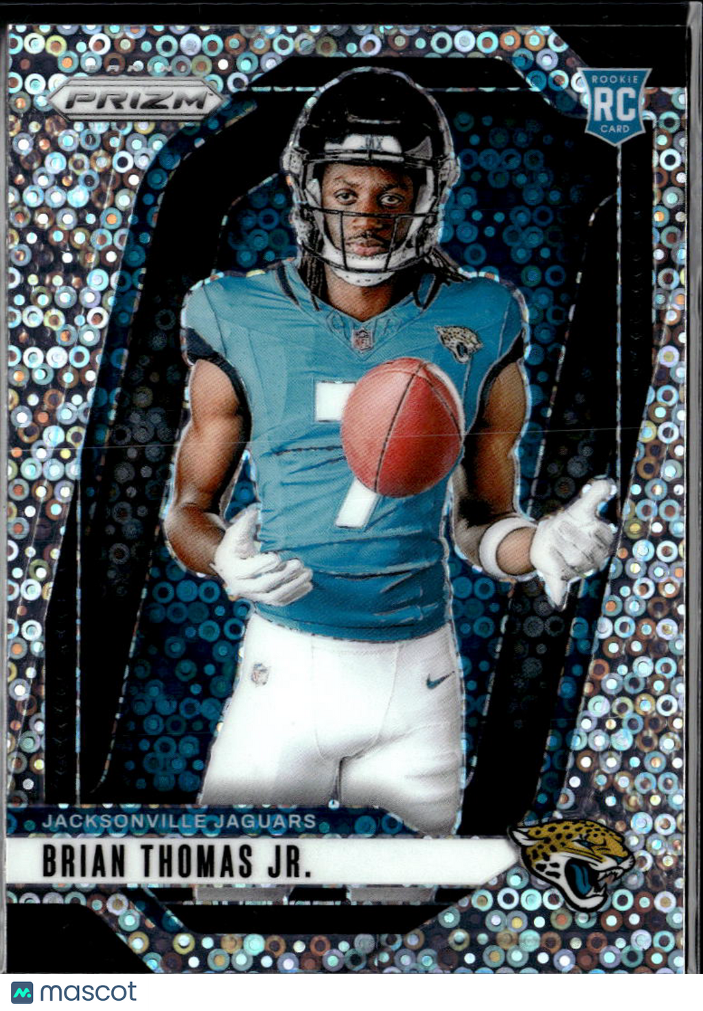 Brian Thomas Jr. 2024 Prizm Variation Disco Prizm Rookie RC Jacksonville Jaguars