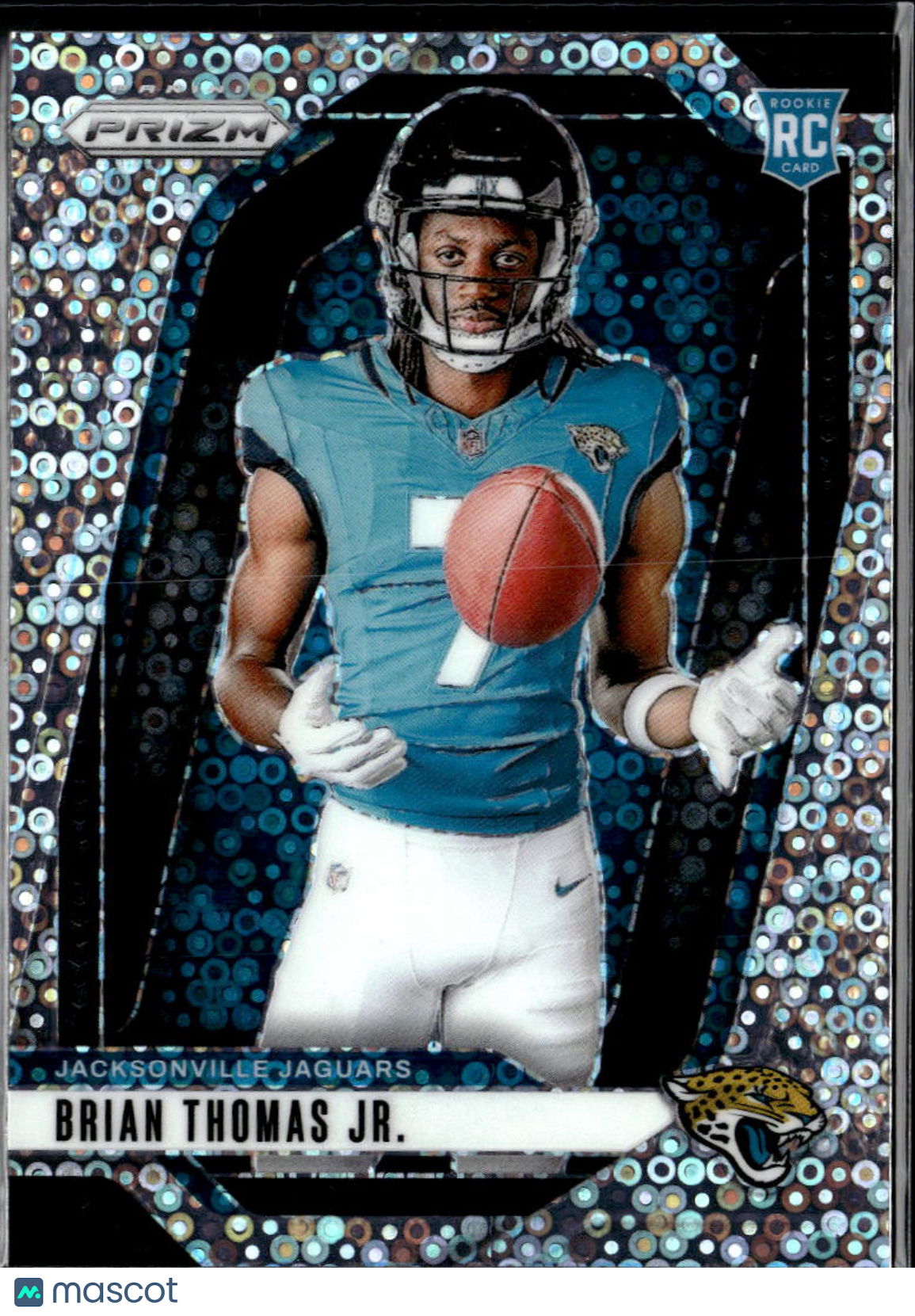 Brian Thomas Jr. 2024 Prizm Variation Disco Prizm Rookie RC Jacksonville Jaguars