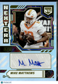 Mike Matthews 2025 Score NIL Next Era Auto Autograph RC Tennessee Volunteers