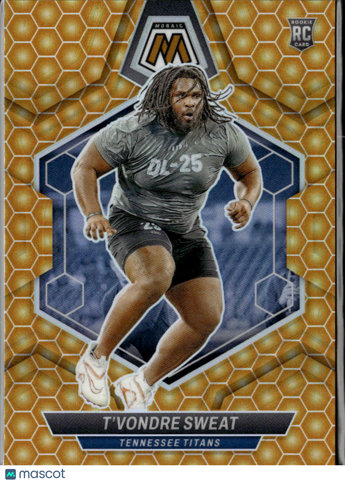 T'Vondre Sweat 2024 Mosaic Honey Comb Prizm Rookie RC SSP Tennessee Titans