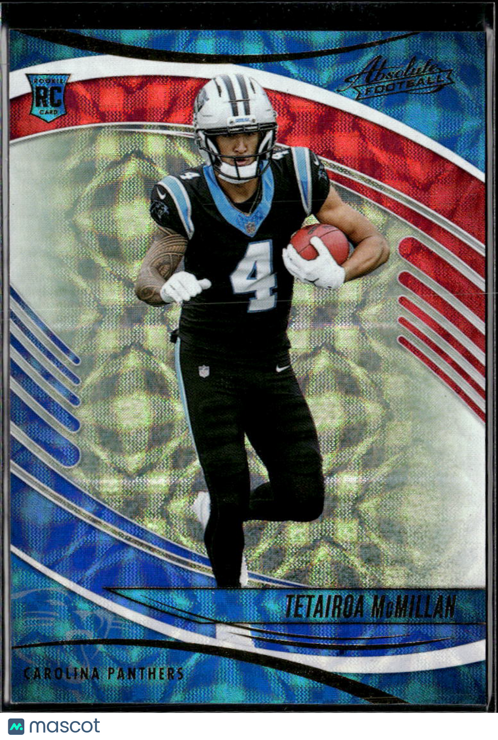 Tetairoa McMillan 2025 Absolute Red White Blue Kaleidoscope SSP RC Panthers