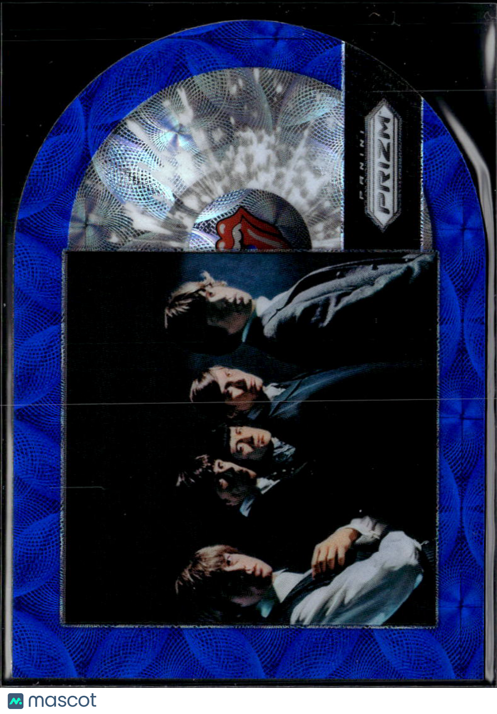 The Rolling Stones 2025 Prizm Blue Scope Prizm Die-Cut 68/75 #1