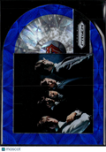 The Rolling Stones 2025 Prizm Blue Scope Prizm Die-Cut 68/75 #1