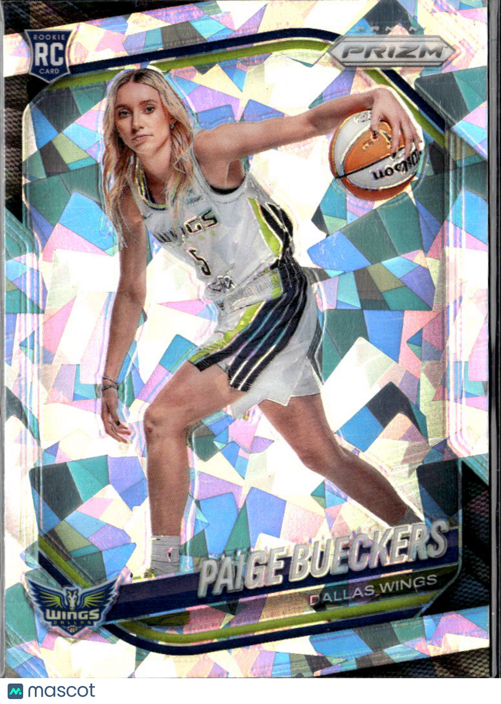 Paige Bueckers 2025 Prizm Variation Ice Prizm Rookie RC #147 Dallas Wings