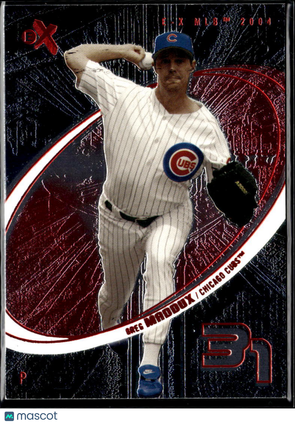 Greg Maddux 2004 Fleer E-X Essential Credentials Future 16/58 #8 Chicago Cubs