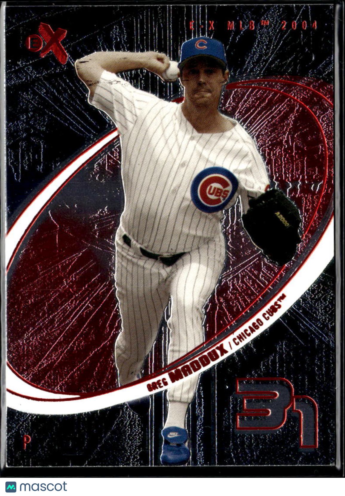 Greg Maddux 2004 Fleer E-X Essential Credentials Future 16/58 #8 Chicago Cubs