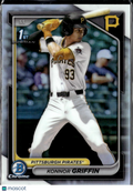 Konnor Griffin 2024 Bowman Chrome 1st Refractor Rookie RC Pittsburgh Pirates