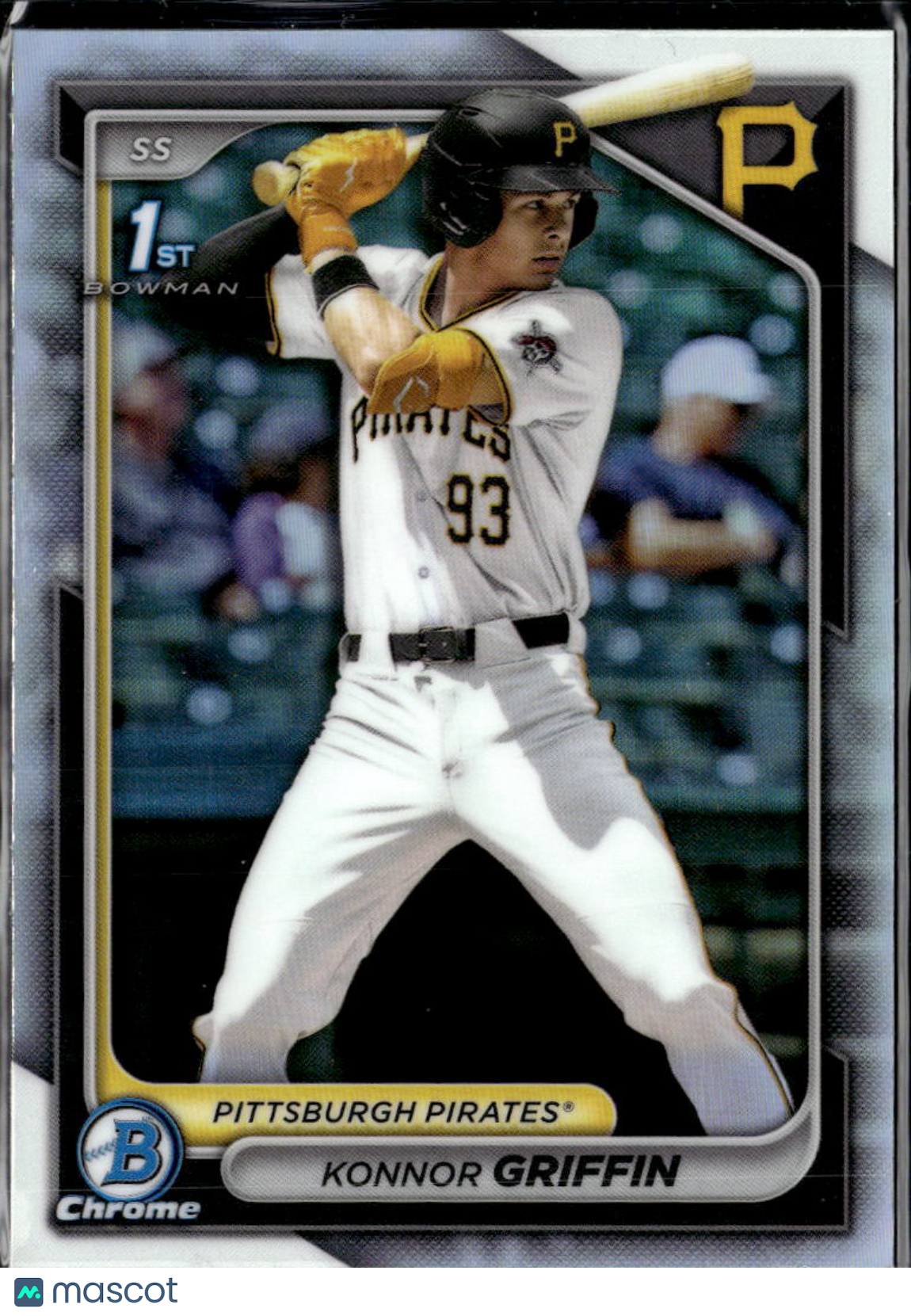 Konnor Griffin 2024 Bowman Chrome 1st Refractor Rookie RC Pittsburgh Pirates