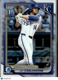 Jac Caglianone 2024 Bowman Chrome 1st Refractor Rookie RC Kansas City Royals