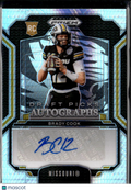 Brady Cook 2025 Panini Prizm Draft Picks RC Auto Missouri Tigers